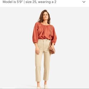 Everlane lightweight straight leg crop 6